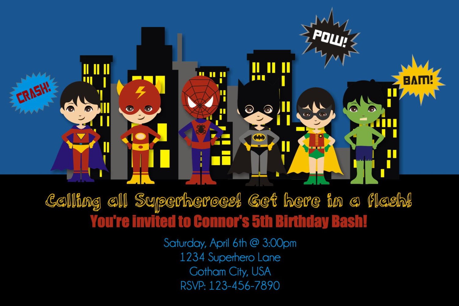 FREE Printable Superhero Birthday Invitations Bagvania FREE Printable 