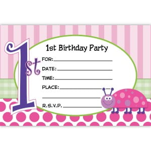 Free Printable Ladybug Birthday Invitations – Bagvania FREE Printable ...