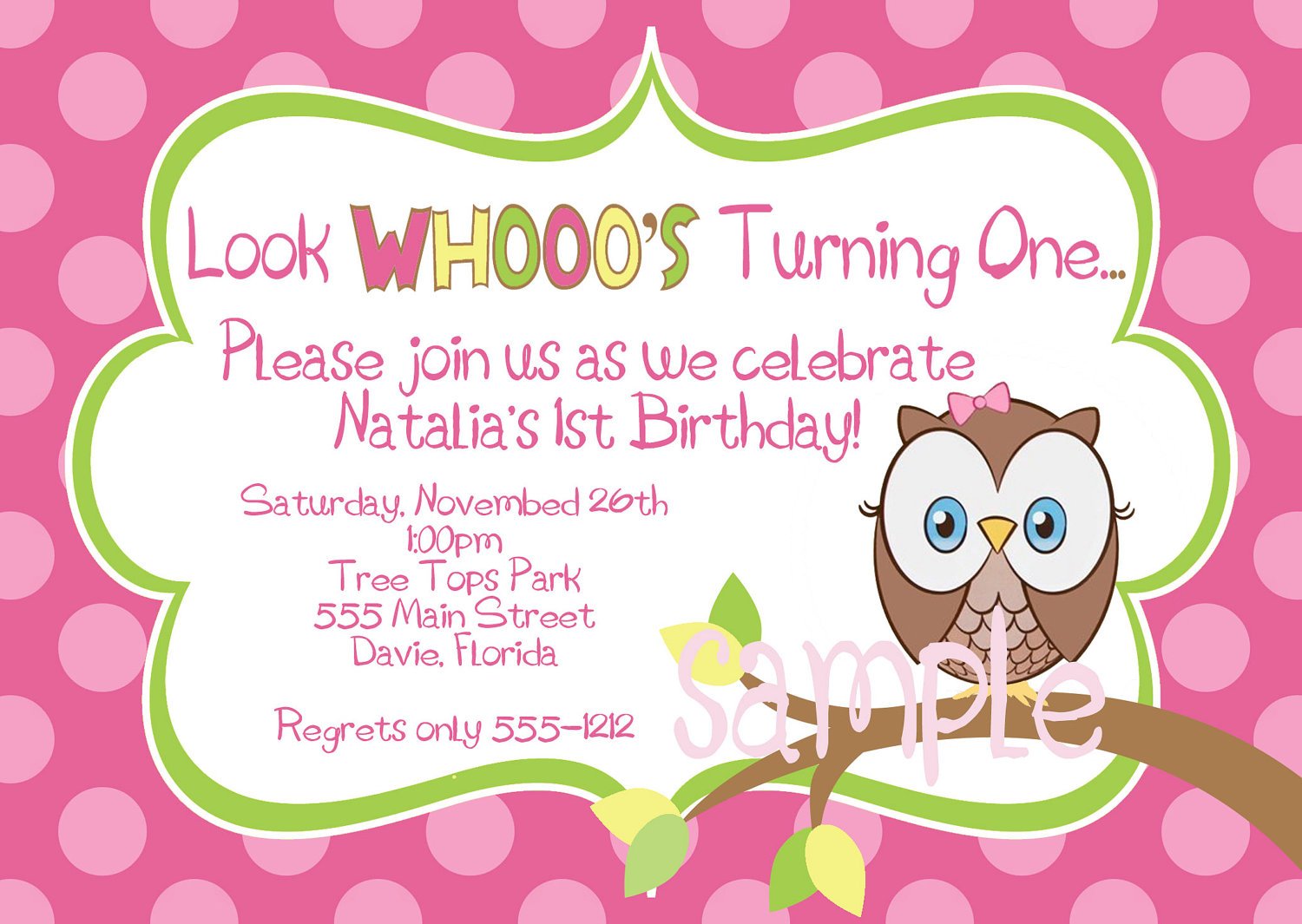 Owl Birthday Party Invitations Template Free Printable Birthday