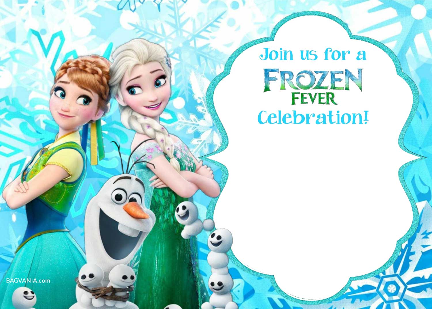 Frozen Birthday Invitations Templates Free