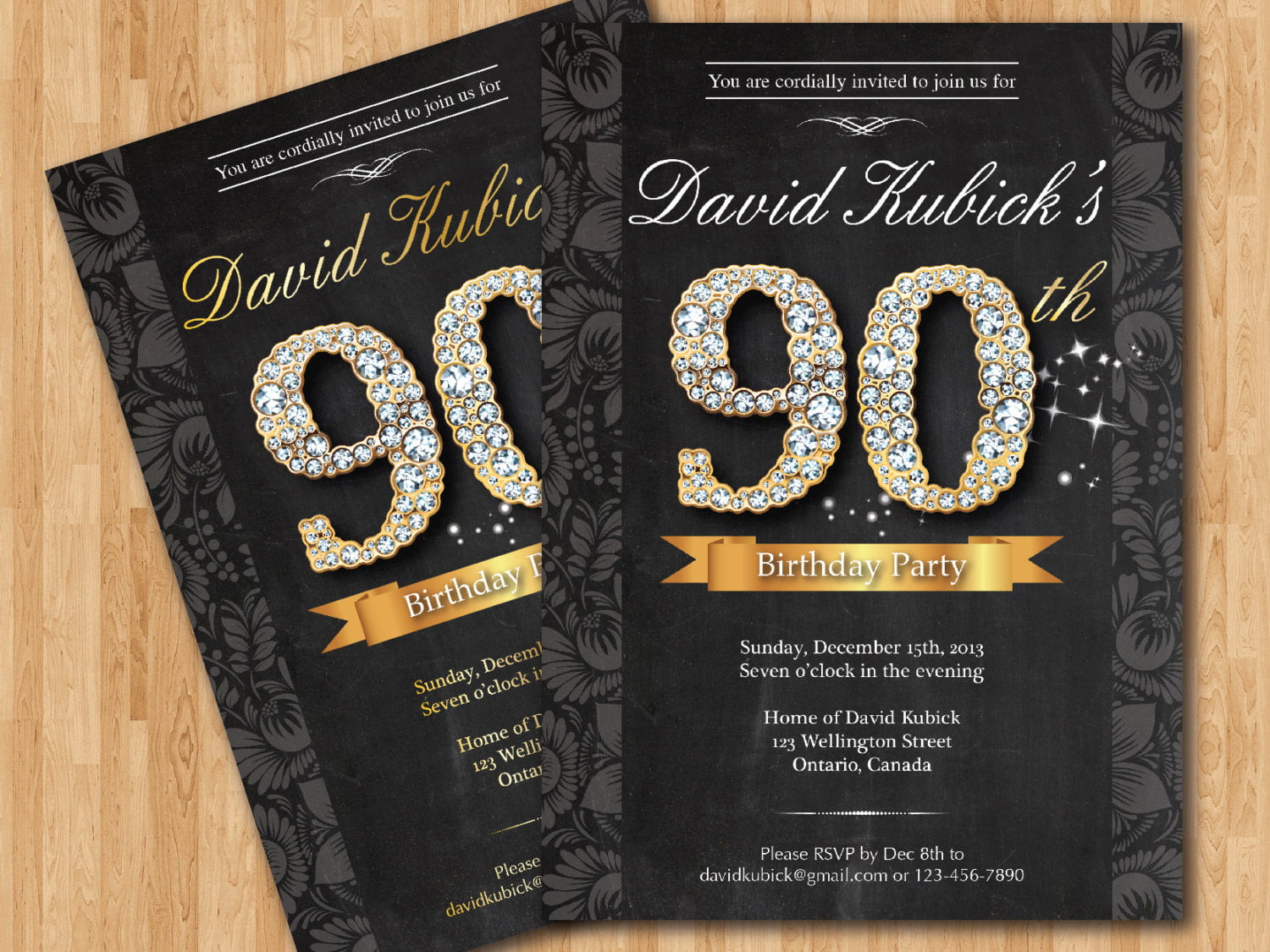 Free Printable 90th Birthday Invitations FREE Printable Birthday 