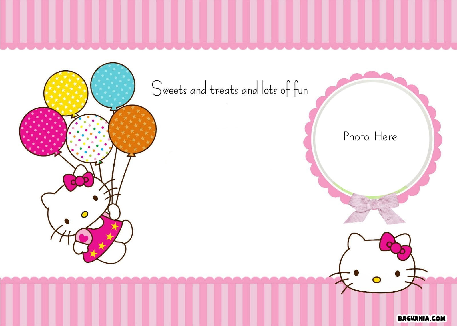 Free Printable Hello Kitty Birthday Invitations Bagvania FREE Printable Invitation Template