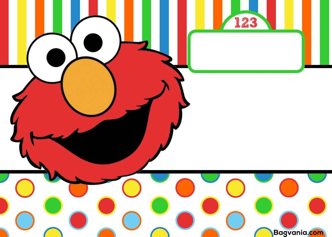 Free Printable Elmo Birthday Invitations Bagvania FREE Printable Invitation Template