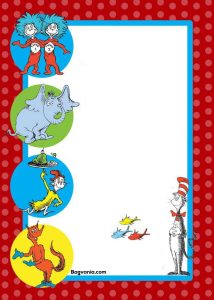 Free Printable Dr Seuss Birthday Invitations 1