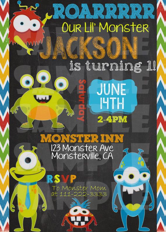 FREE Monster Birthday Invitations FREE Printable Birthday Invitation