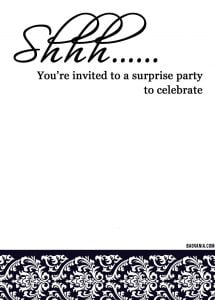 FREE Adult Birthday Invitations - Bagvania FREE Printable Invitation Template