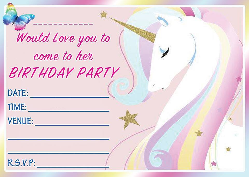 FREE Birthday Party Invites for Kids – FREE Printable ...