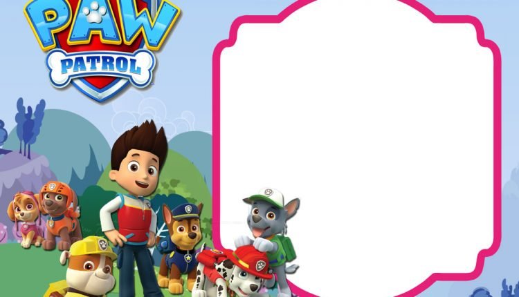 FREE-Printable-Paw-Patrol-All-Characters-Invitation-Template – FREE ...