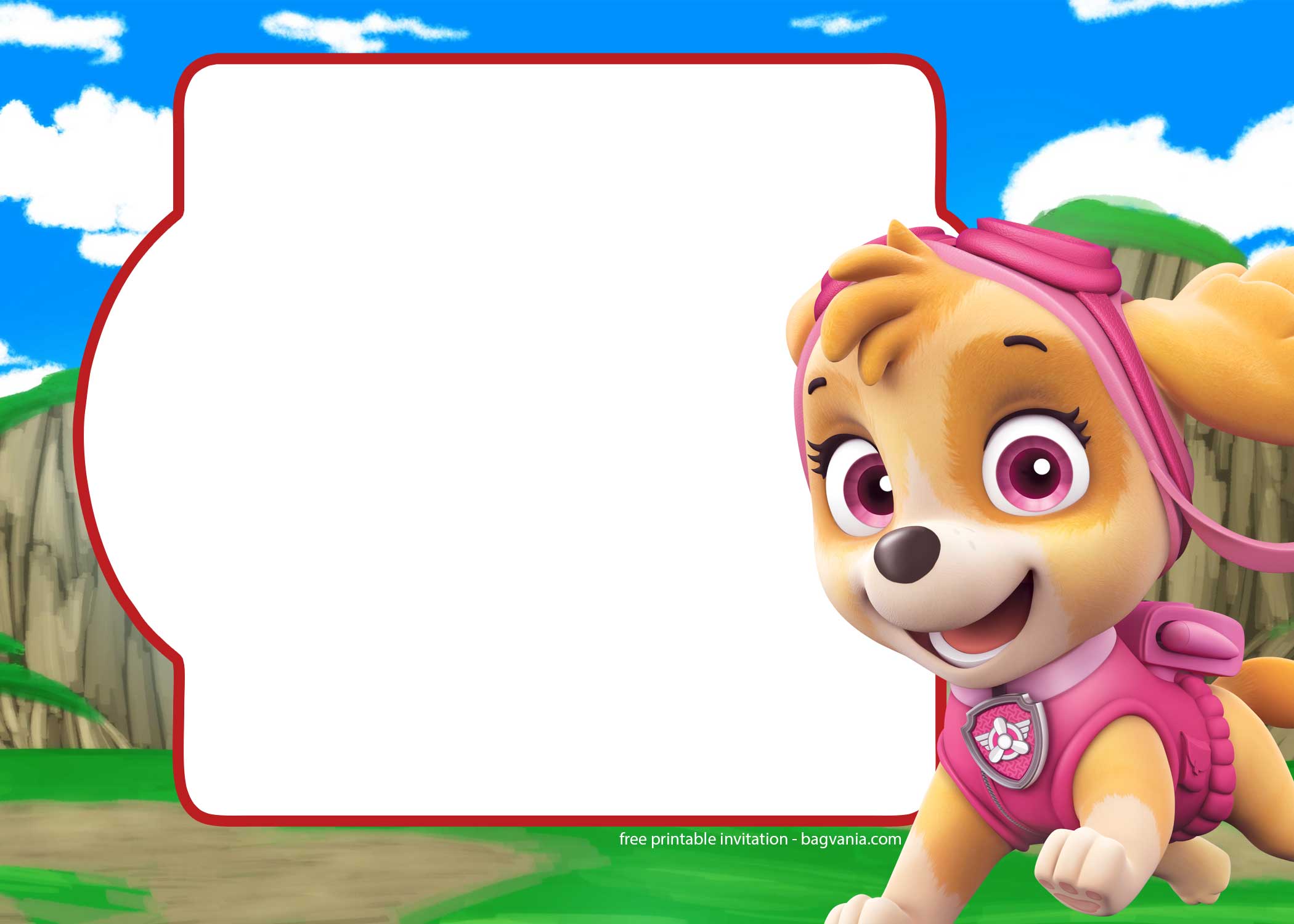 FREE Paw Patrol Invitation Template Complete Collection FREE