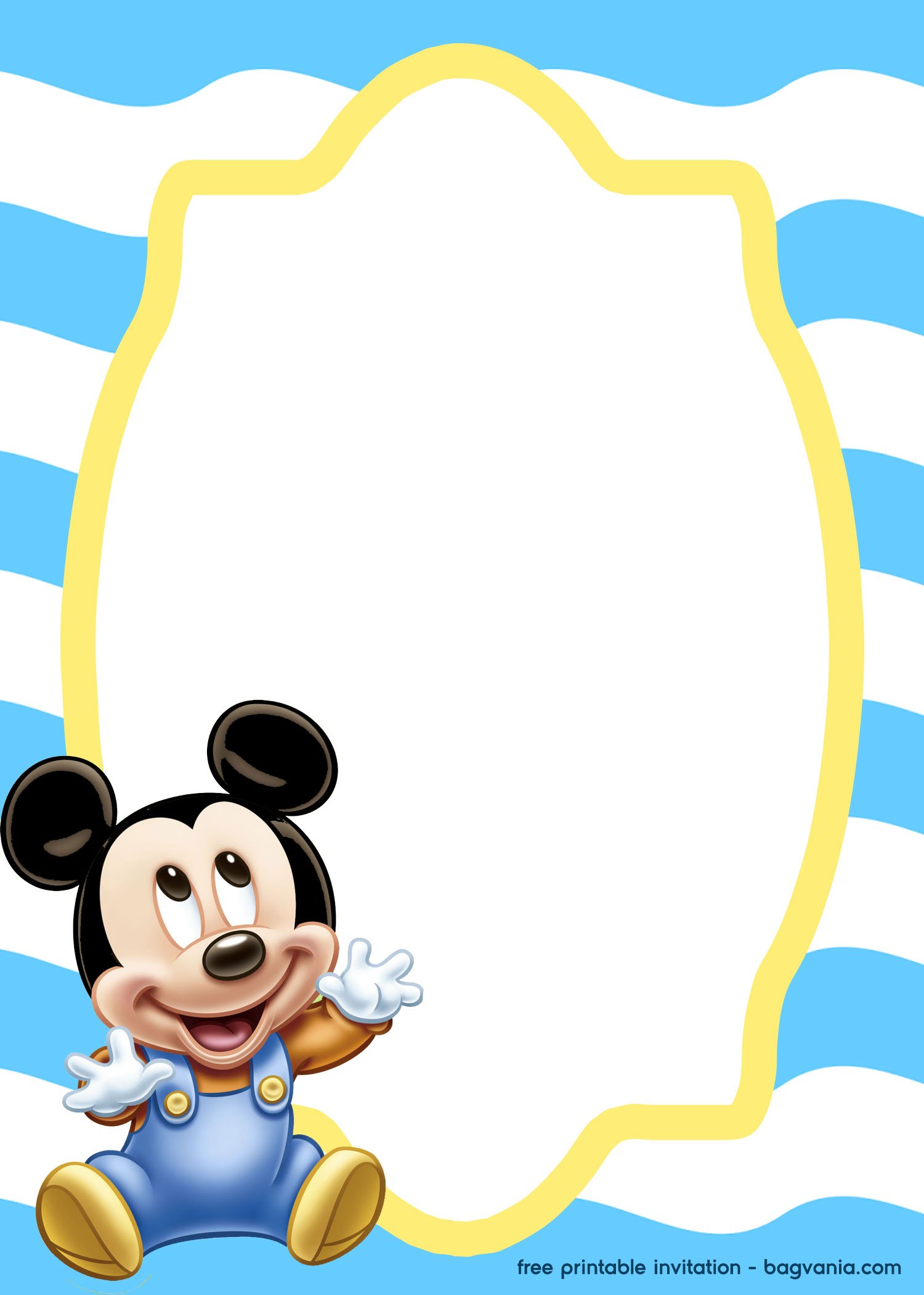 Mickey Mouse Baby Shower Printables