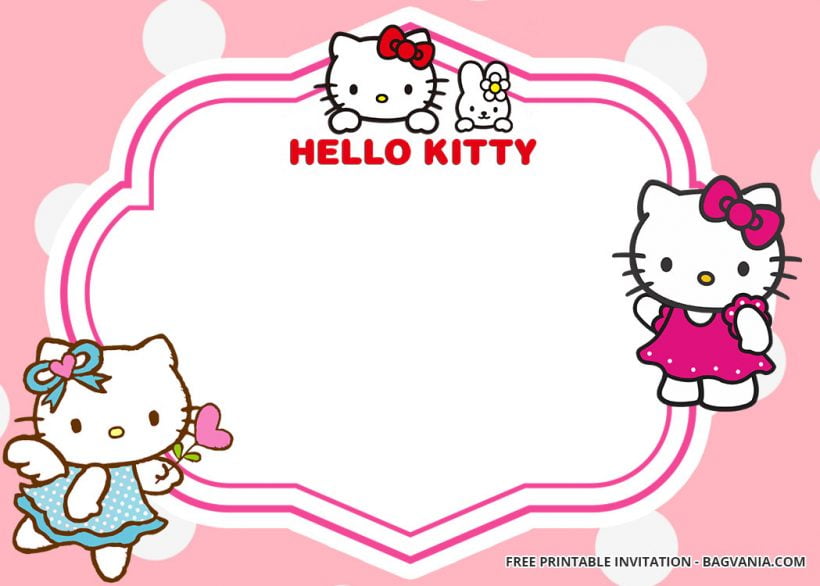 10+ FREE Personalized Hello Kitty Invitation Templates | FREE Printable ...