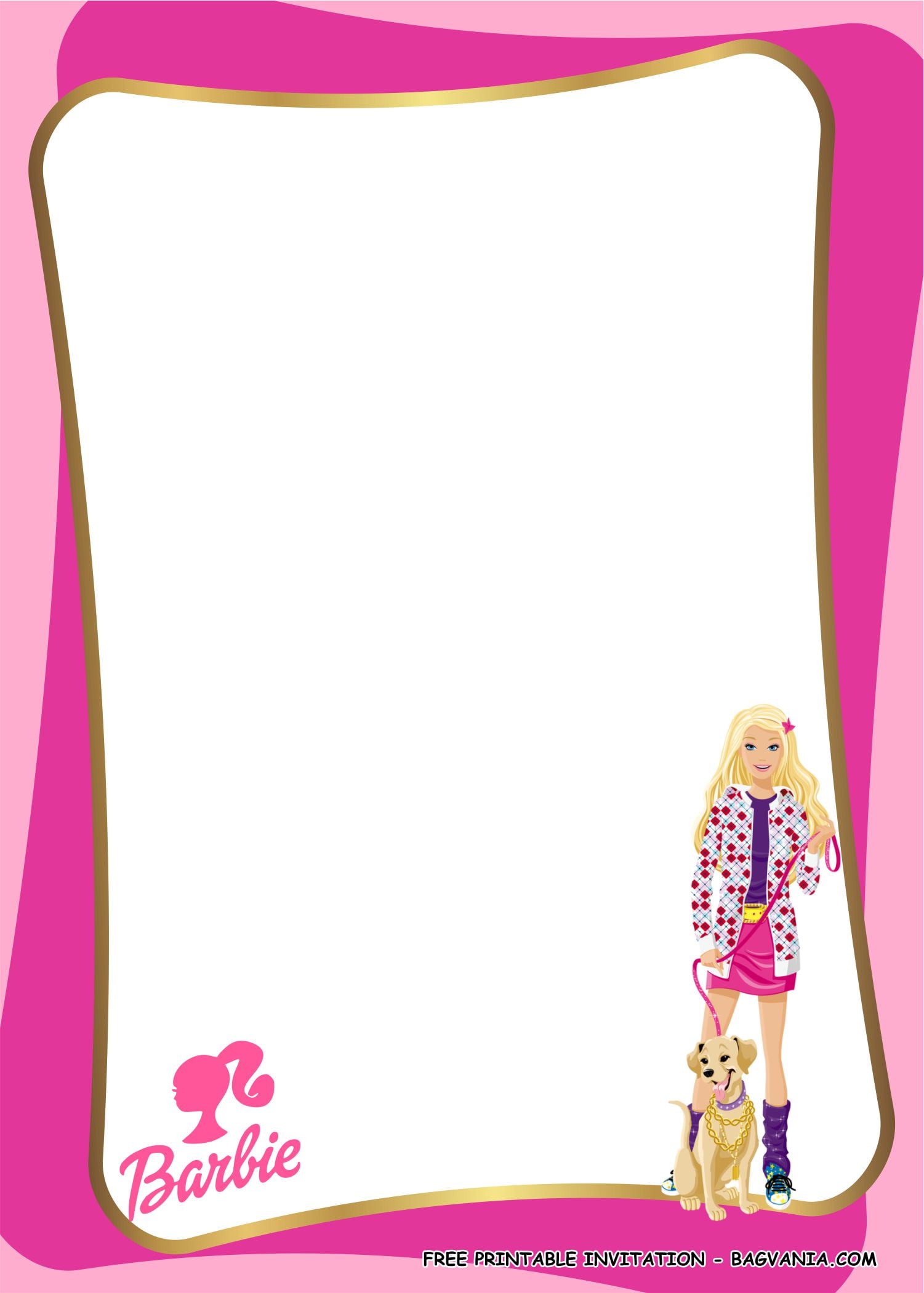 8 Barbie Barbie Princess Printable Birthday Cards Free Birthday Invitations Card Pictures