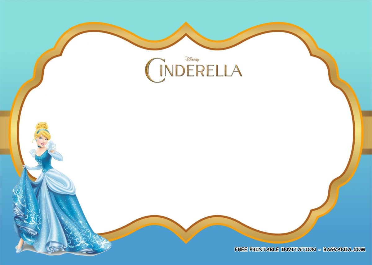 (FREE PRINTABLE) – Cinderella Birthday Party Kits Template | FREE ...