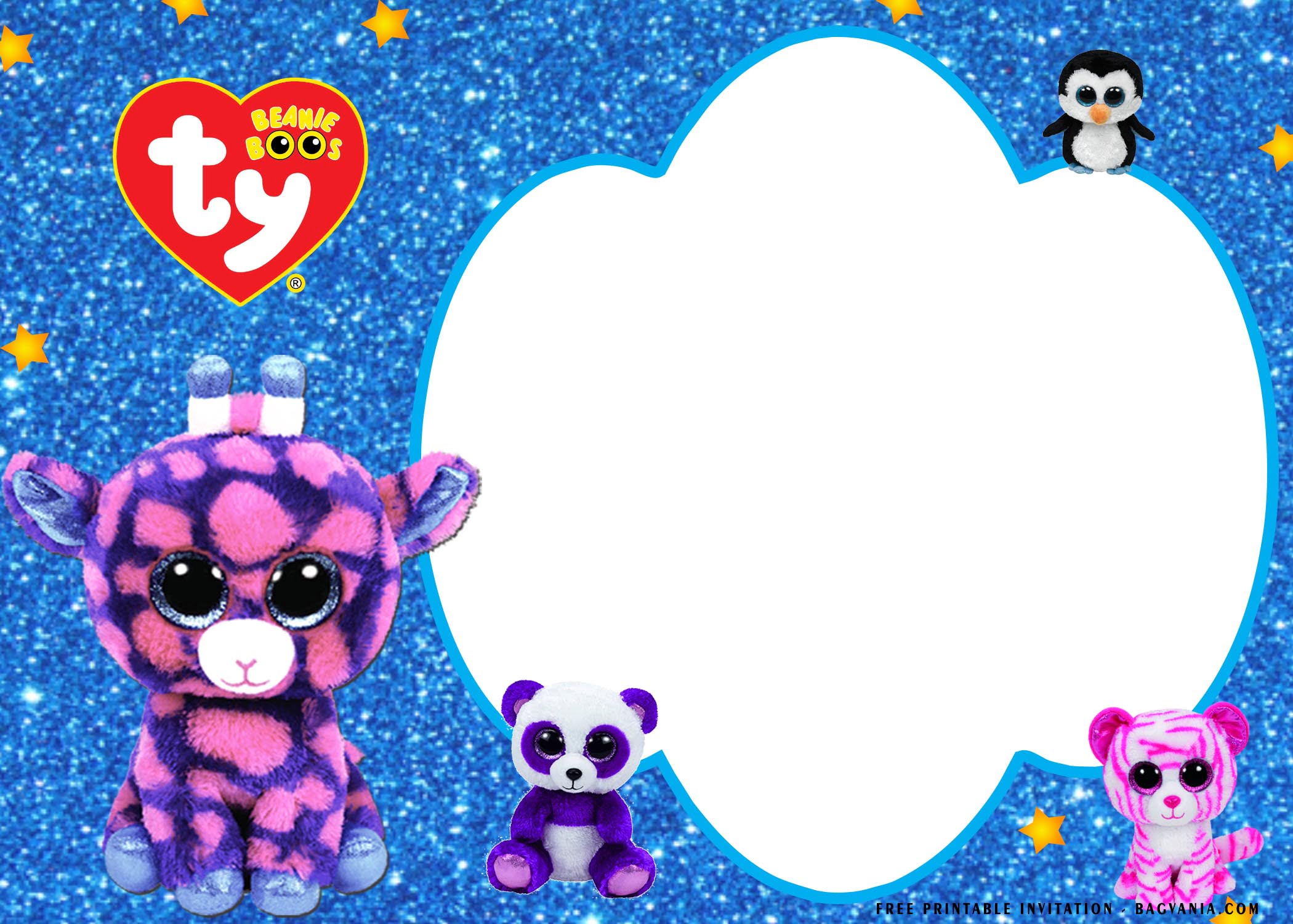 Download (FREE Printable) - Fluffy Beanie Boo Birthday Invitation ...