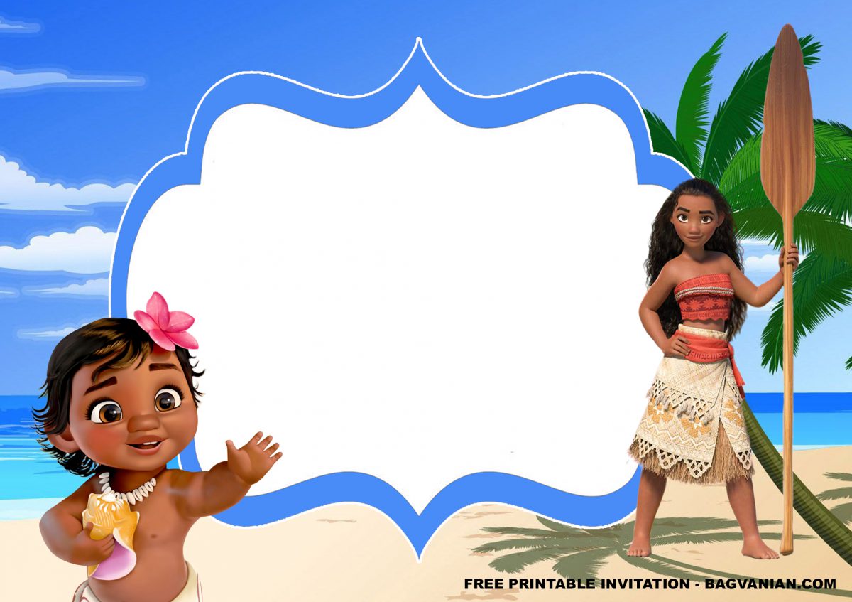 Baby Moana Party Printables