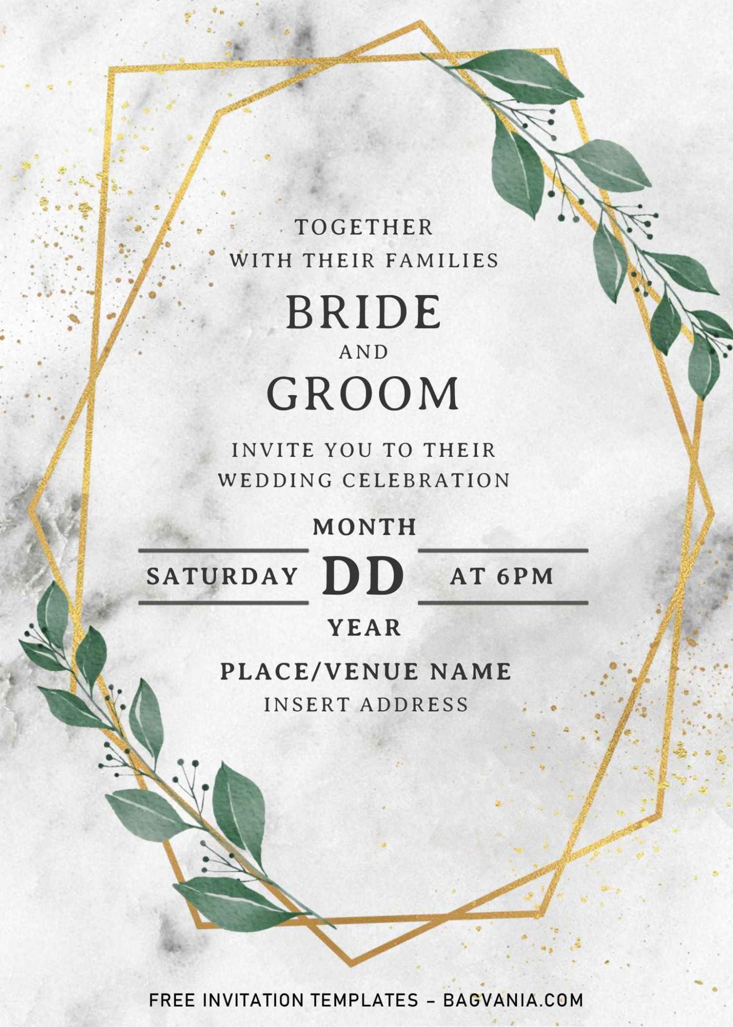 Free Downloadable Templates For Wedding Invitations Haqglo