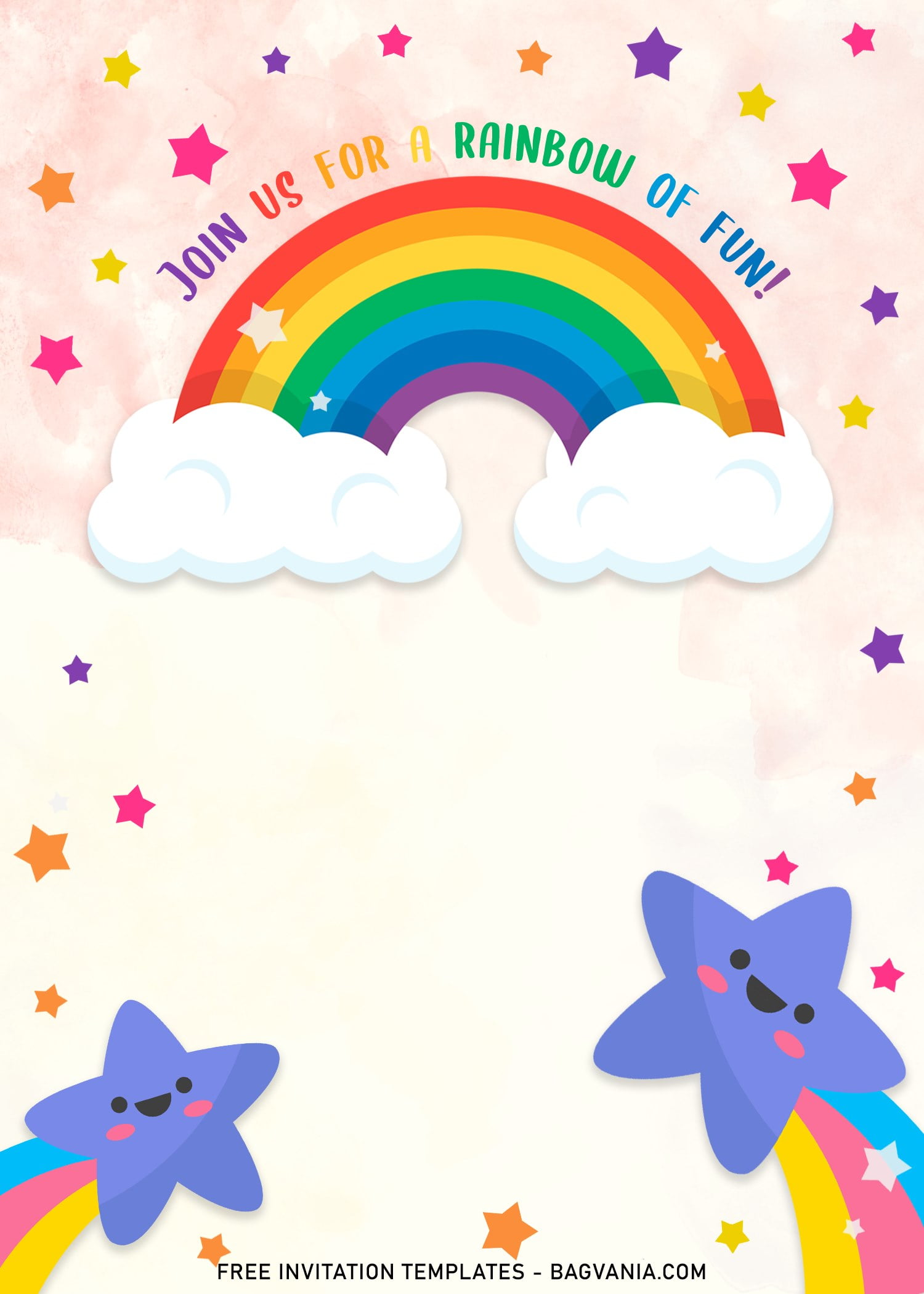Printable Rainbow Birthday Card Printable Word Searches