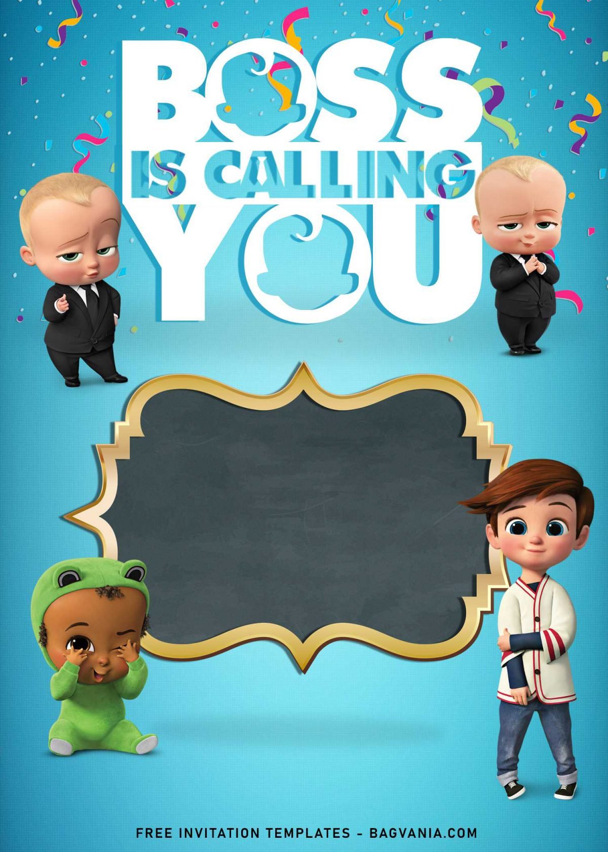 10+ Awesome Boss Baby Birthday Invitation Templates 