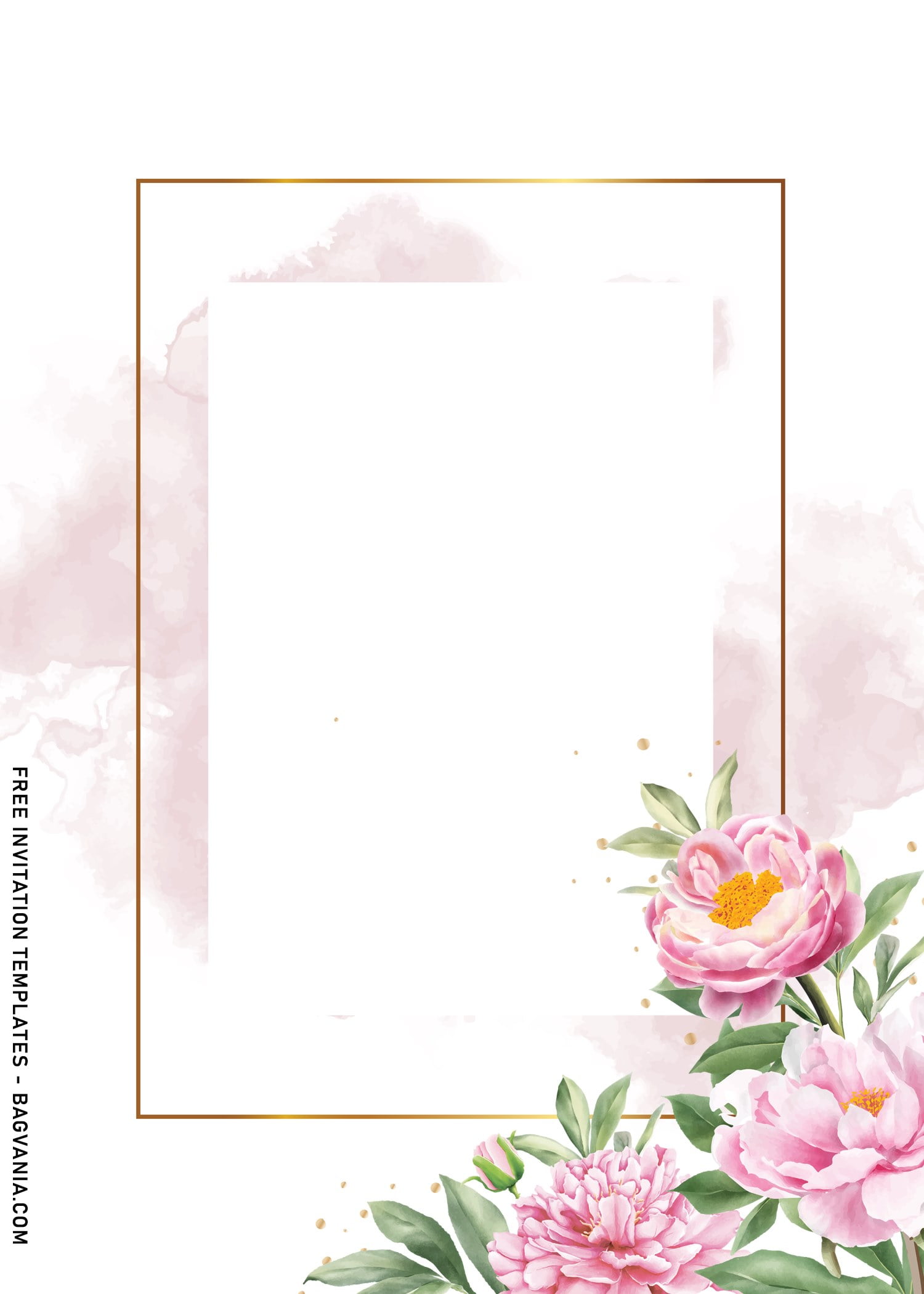 9+ Beautiful Dusty Rose Birthday Invitation Templates | FREE Printable ...