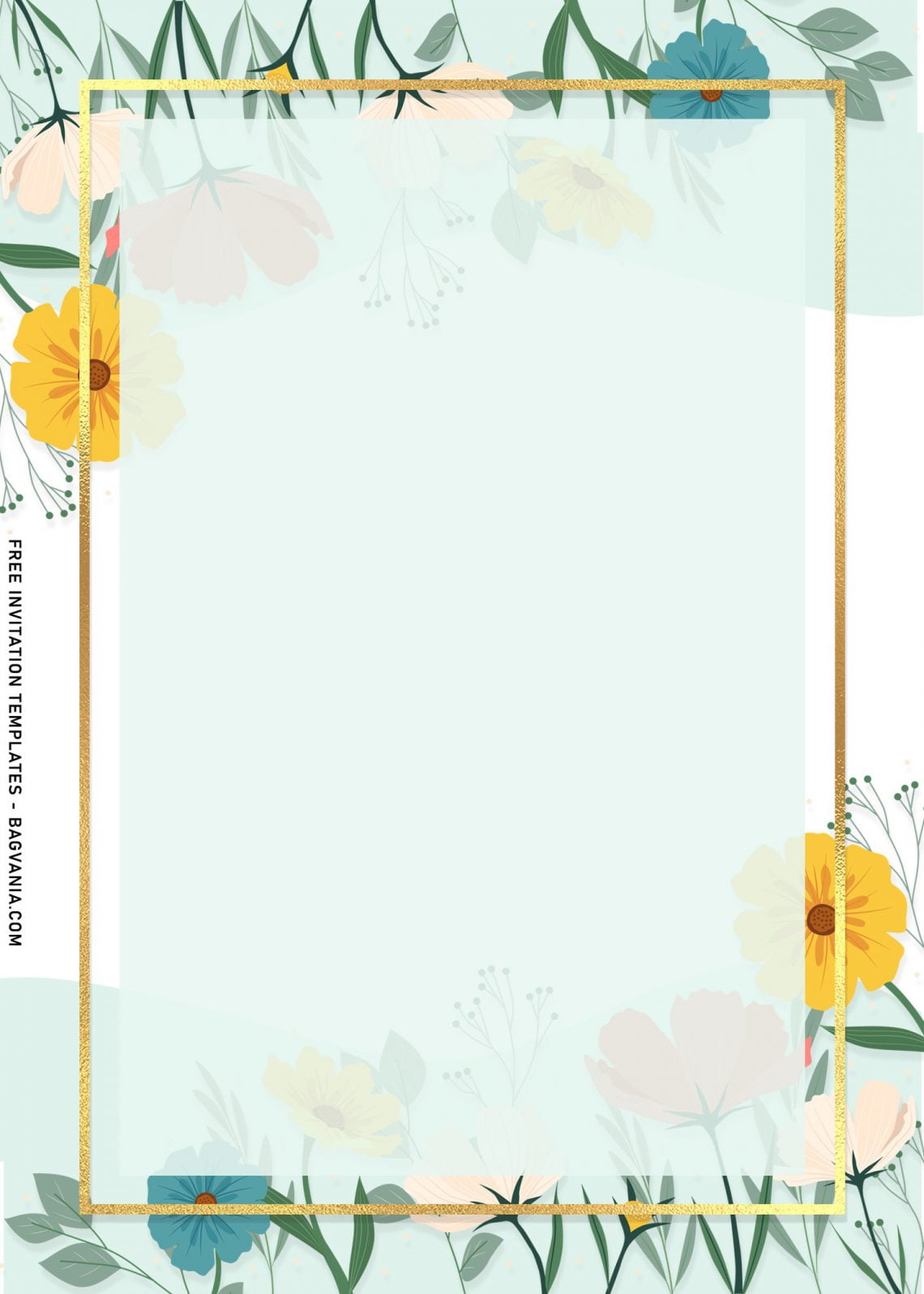 8+ Spring Flowers Birthday Invitation Templates | FREE Printable ...